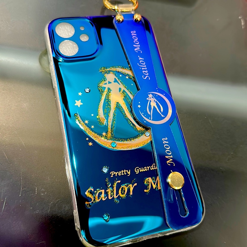 Shiny Blue Sailor Moon iPhone 11 case